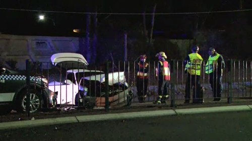 A man has been charged over a police pursuit that ended in a three-car crash. (9NEWS)