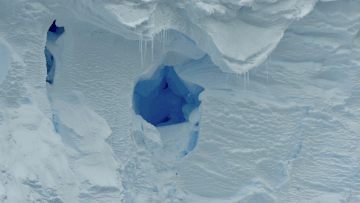 Thwaites glacier Antartica