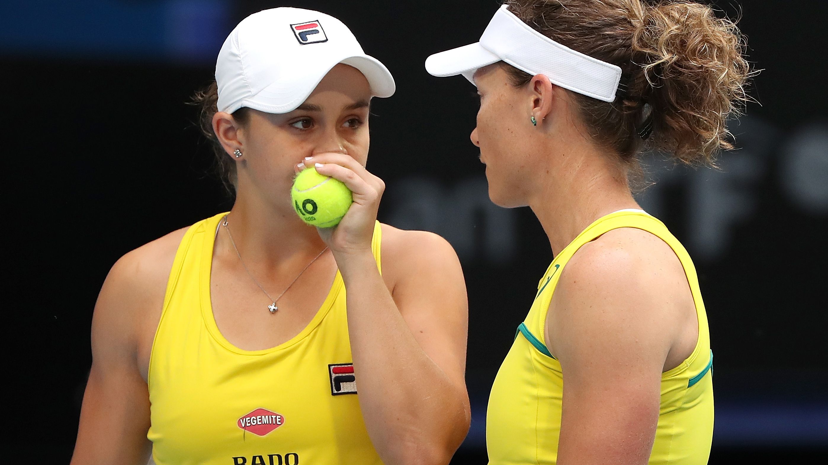 Ash Barty and Sam Stosur