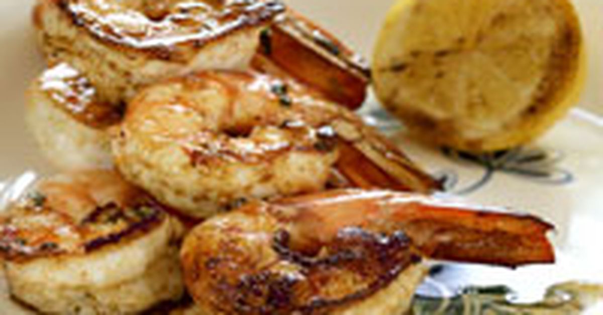 Barbecued garlic prawns - 9Kitchen