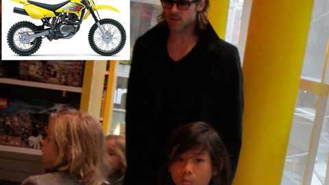 Brad Pitt buys son Maddox a motorbike for his 11th birthday
