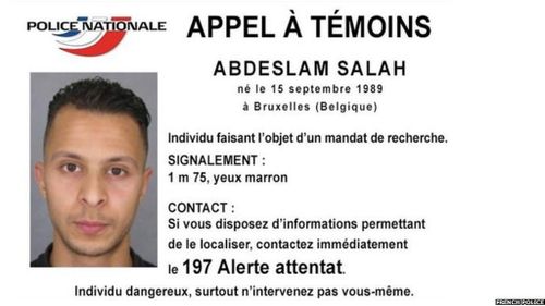 French police have issued a photo of Abdeslam Salah, the man sought in connection with the Paris attacks. 