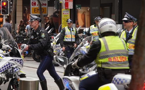 There will be a major police presence across the Sydney CBD this weekend for the ASEAN summit. Picture: AAP