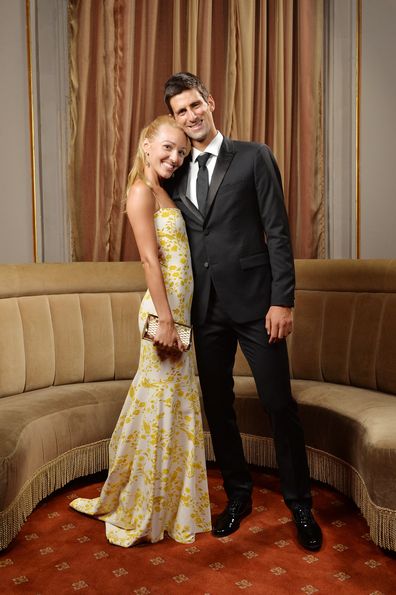 Jelena and Novak Djokovic attend The Novak Djokovic Foundation New York Dinner at Capitale on September 10, 2013.