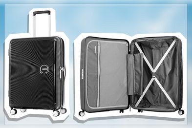 9PR: American Tourister Curio 2 Suitcase, Black