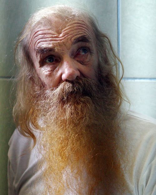 Australian citizen Robert Andrew Fiddes Ellis sits in a cell at the prosecutors office in Bali in May, 2016. Source: AAP