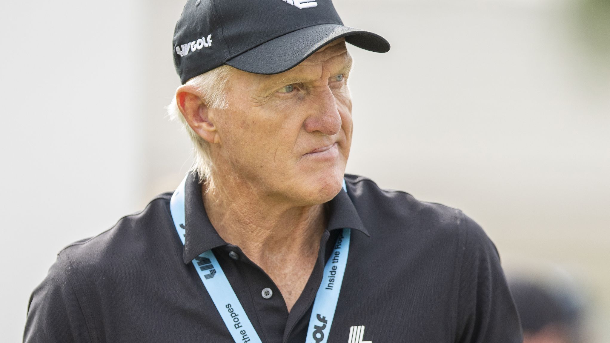Greg Norman, CEO of LIV Golf, at the LIV Golf Invitational in Bangkok. (Photo by Peter Van der Klooster/Getty Images)