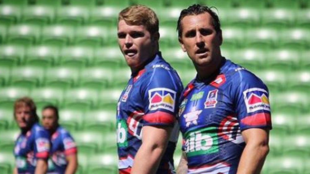 Mitchell Pearce fires in Newcastle Knights' pre-season trial win over Melbourne Storm