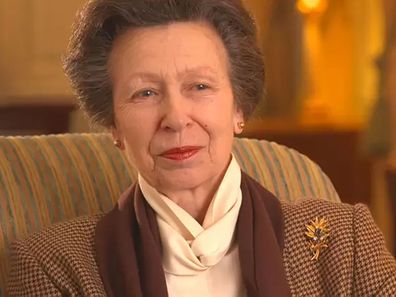 Princess Anne being interviewed in the documentary Anne: The Princess Royal at 70