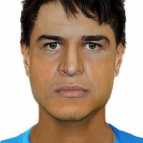 Police released a sketch of the man they believe is responsible for the attack. (Supplied)
