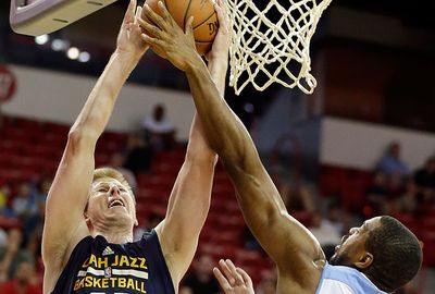 Unfortunatley, Brock Motum was cut by the Jazz on the eve of the season. (AAP)