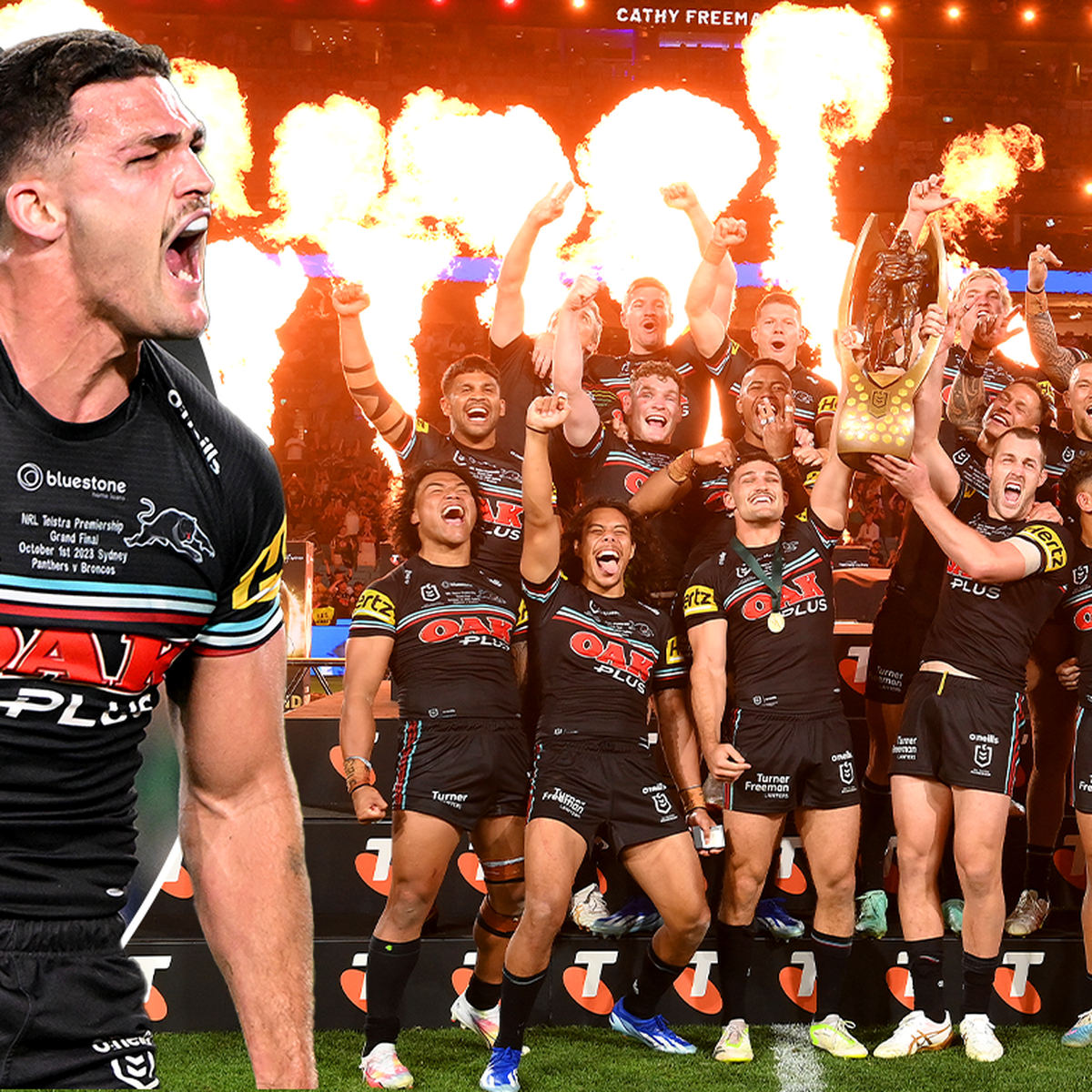 NRL grand final 2023 scores: Panthers beat Broncos, results, updates,  latest news, Nathan Cleary wins Clive Churchill Medal, Knights beat Titans  in NRLW decider, Rabbitohs vs Tigers in State Championship