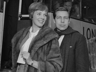 Julie Andrews pictured with her first husband Tony Walton