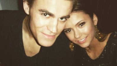 Paul Wesley Nina Dobrev Vampire Diaries 