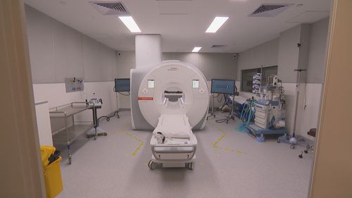 MRI machine at Liverpool Hospital, Sydney