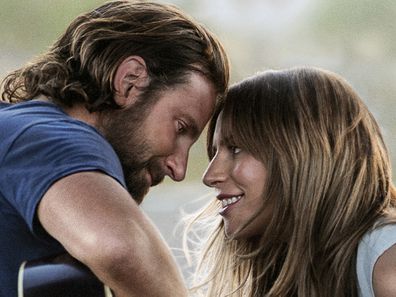 Bradley Cooper and Lady Gaga in a scene from 'A Star is Born'.
