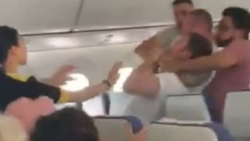 Flight forced to land in Sydney after passenger restrained.