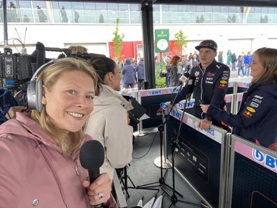 BBC F1 reporter Jennie Gow return to work stroke health challenges