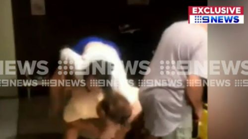 The accident unfolded during an Australia Day party. (9NEWS)