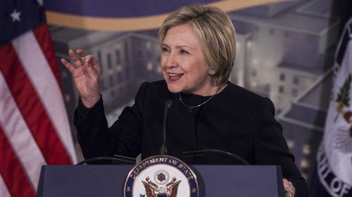 Hillary Clinton at a Washington DC event this week. (AP)