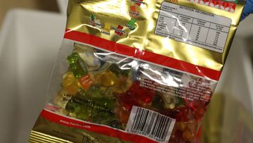 Lollies such a gummy bears were seized by NSW Police believed to be laced with THC. 