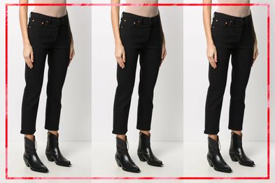 9PR: straight-leg cropped jeans
