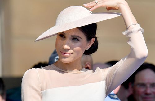 This is Meghan's first appearance as an official member of the royal family. (PA/AAP)