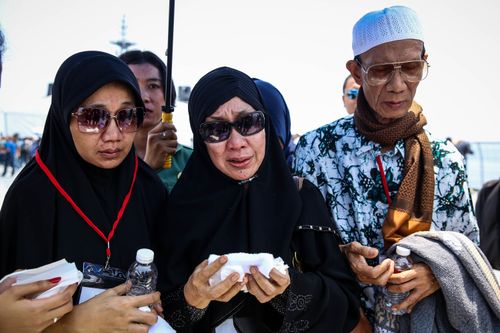 The fateful flight crashed into the ocean 13 minutes after taking off from Jakarta Airport bound for the island of Bangka.