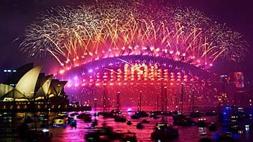 Sydney New Year's Eve 2018 fireworks (Getty)