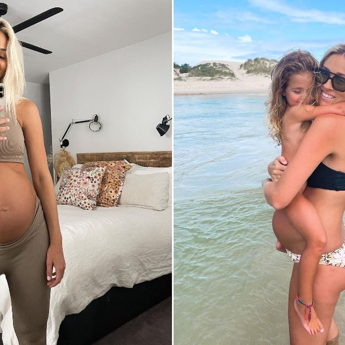 Leaked pregnant laura byrne bikini beach photos