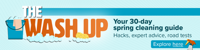 The Wash Up, spring cleaning series banner