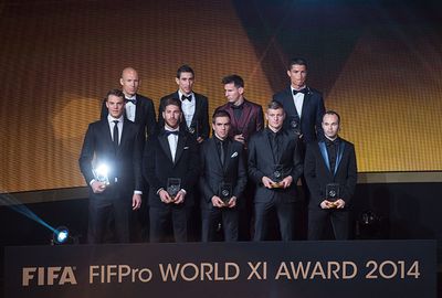 The FifPro World XI was also named.