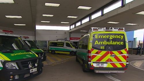 Ambulances were diverted away from the hospital when the outage was occurring. Picture: 9NEWS