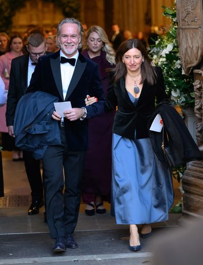 Marcus Wareing at the Holly Ramsay and Adam Peaty wedding at Bath Abbey on December 27, 2025 in Bath, England.