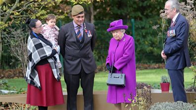 Queen Elizabeth visits the Royal British Legion Industries village in Kent 4