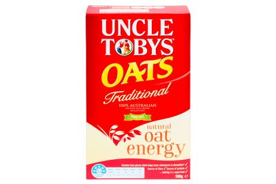 Uncle Tobys Traditional Oats: A fraction of a teaspoon of sugar
