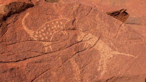 There are more than a million examples of this rock art in Murujuga.