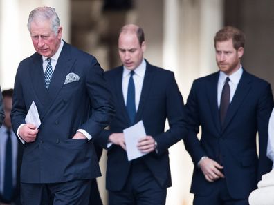Charles and William are reportedly 'fed up' with the Duke and Duchess of Sussex.