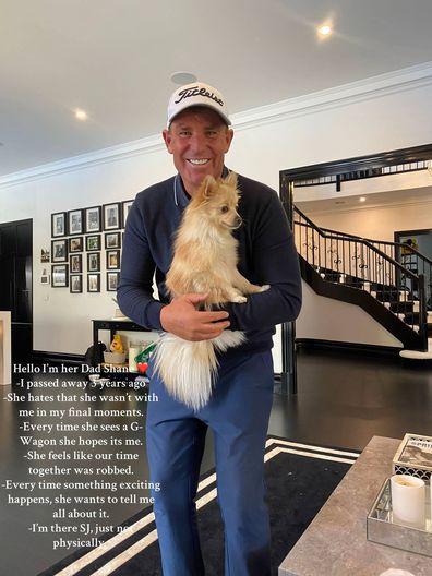 Shane Warne's daughter Summer Warne shares heartbreaking post about her dad three years on from his death