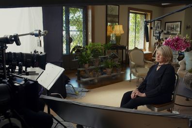 This image released by Netflix shows Martha Stewart during the filming of the documentary "Martha." (Netflix via AP)