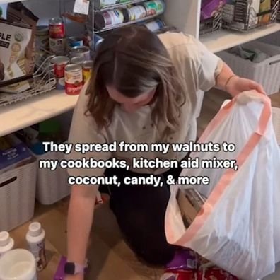 US mum throws out infested food after finding pantry moths
