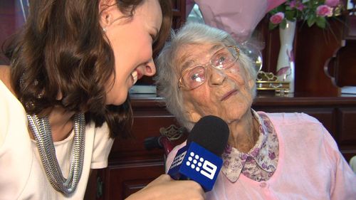 Ms Vigor celebrated her birthday in style. (9NEWS)