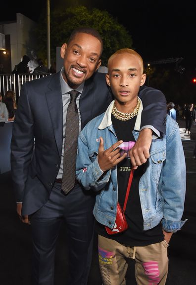 Will Smith and son Jaden attend the World Premiere of Netflix Films 'BRIGHT' on December 13, 2017 in Los Angeles, California.