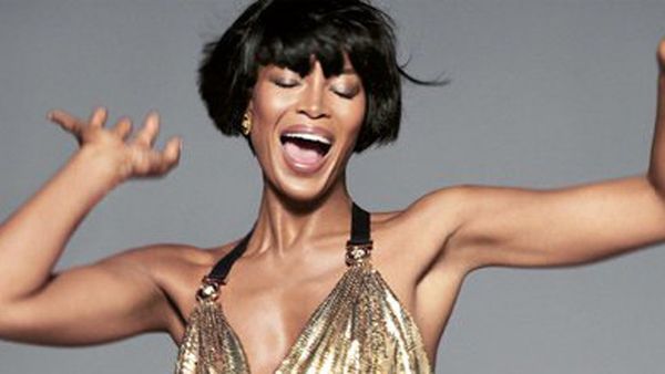 Naomi Campbell in the latest Versace campaign