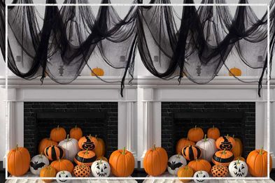 9PR: Halloween Black Creepy Cloth