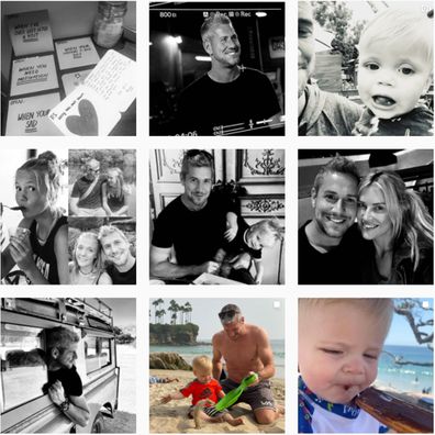 Since news of the breakup Ant Anstead has been posting on his feed in black and white.