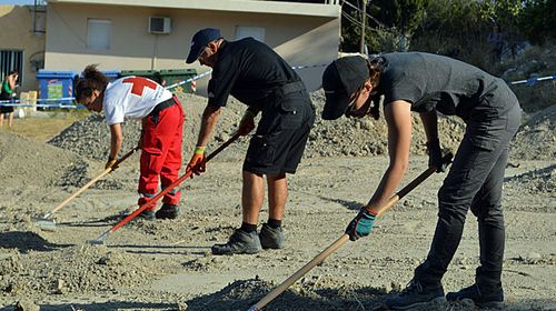 Last year a British police forensics team conducted a detailed search of the area in which Ben Needham was last seen but failed to find his body.