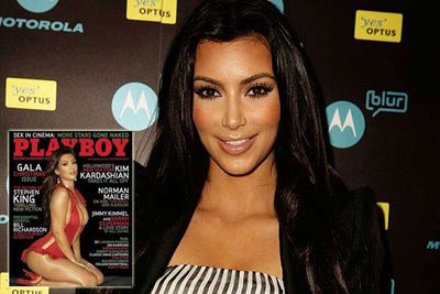 After being urged to do so by her "momager", Kim posed for Playboy, a decision she would come to regret later in life.