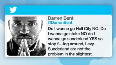 Soccer star Darren Bent was fined in 2009 by Tottenham after his outburst directed at chairman Daniel Levy.