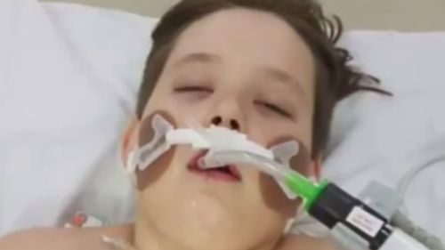 The 10-year-old began showing signs of the flu on Saturday. (9NEWS)